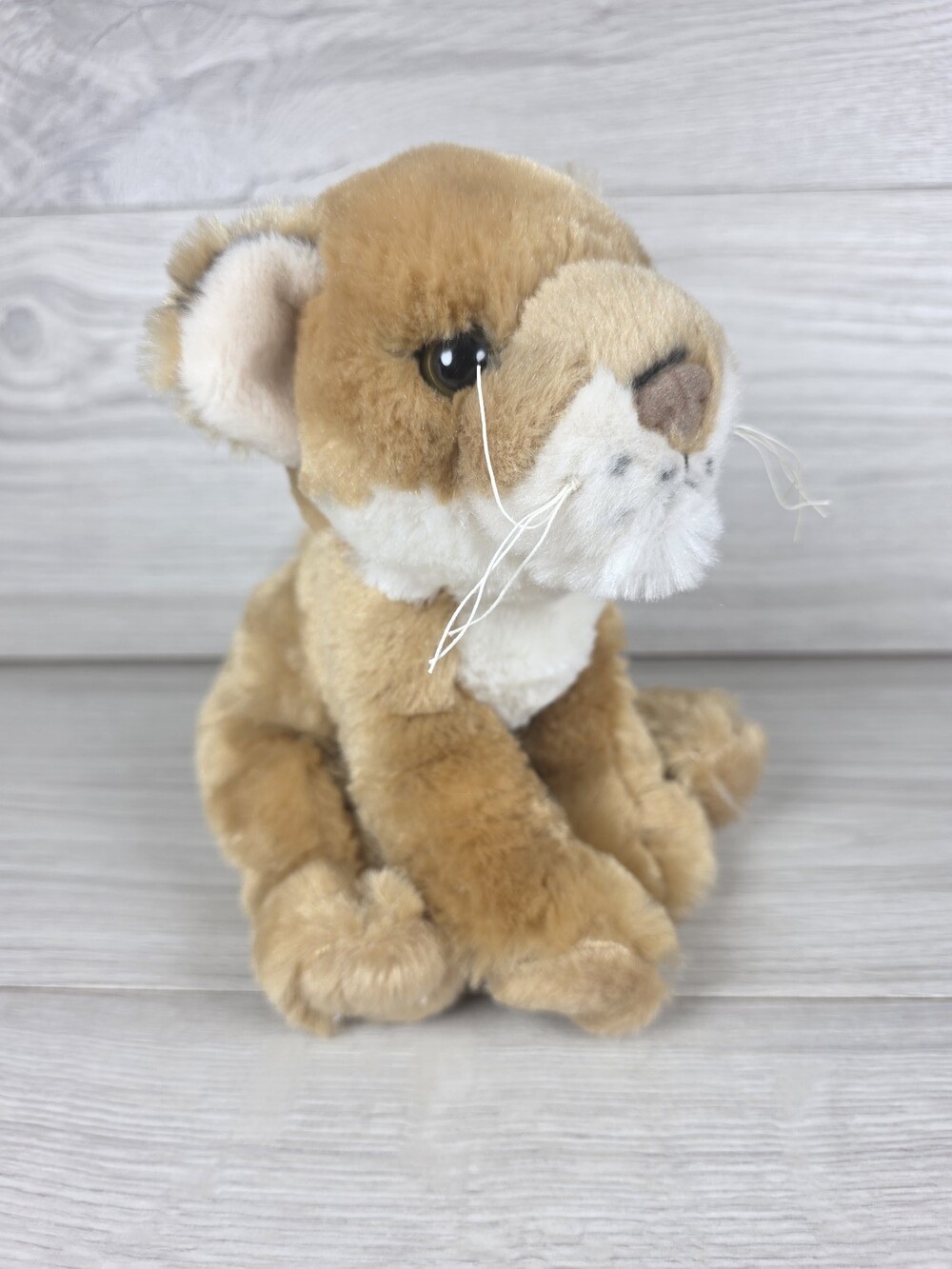 Adventure Planet Plush Stuffed Animal Lion Cub Baby Big Cat 8" Realistic SU50